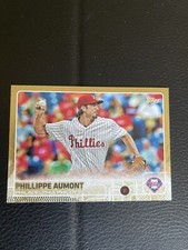 2015 Topps Update Gold Phillippe Aumont 0141/2015 Philadelphia Phillies #US318
