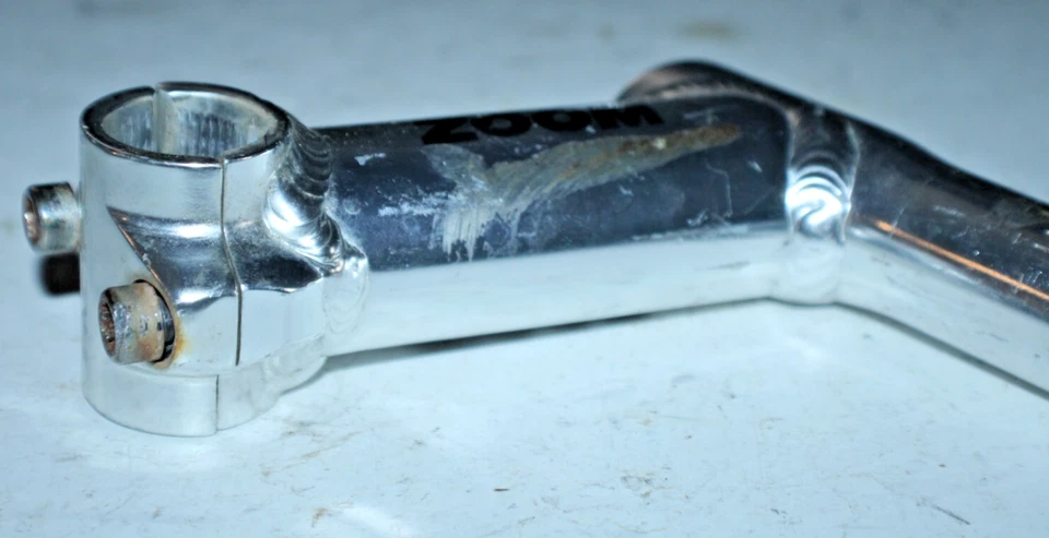 Zoom Pacific Quill Stem 25.4mm 100mm 17º Rise Silver Road Hybrid Fast US Shipper - Image 3 of 4