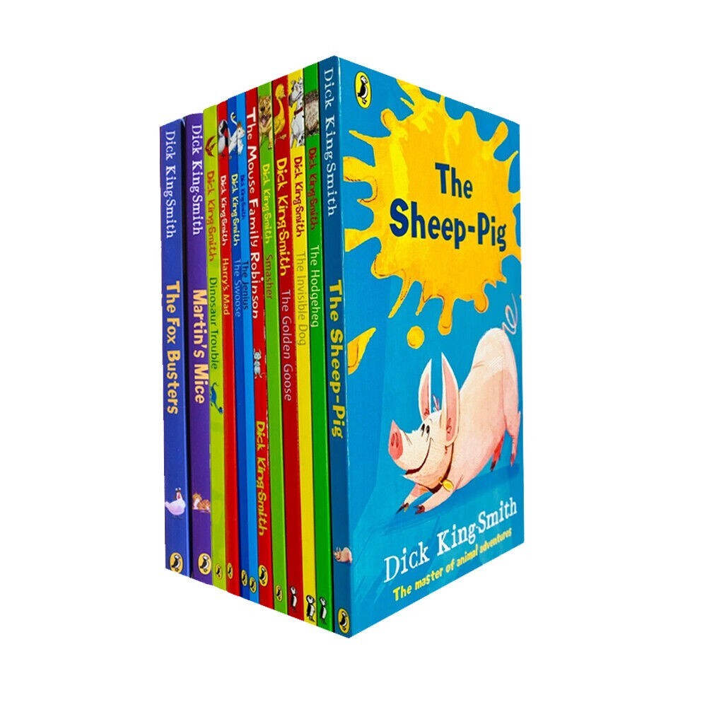 Dick King-Smith 12 Books Collection Set Martin's Mice, Fox Busters, Sheep-Pig