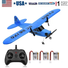 Kids 2.4GHz RC Plane Remote Control 2CH RC Airplane for Adults Boys Beginners US