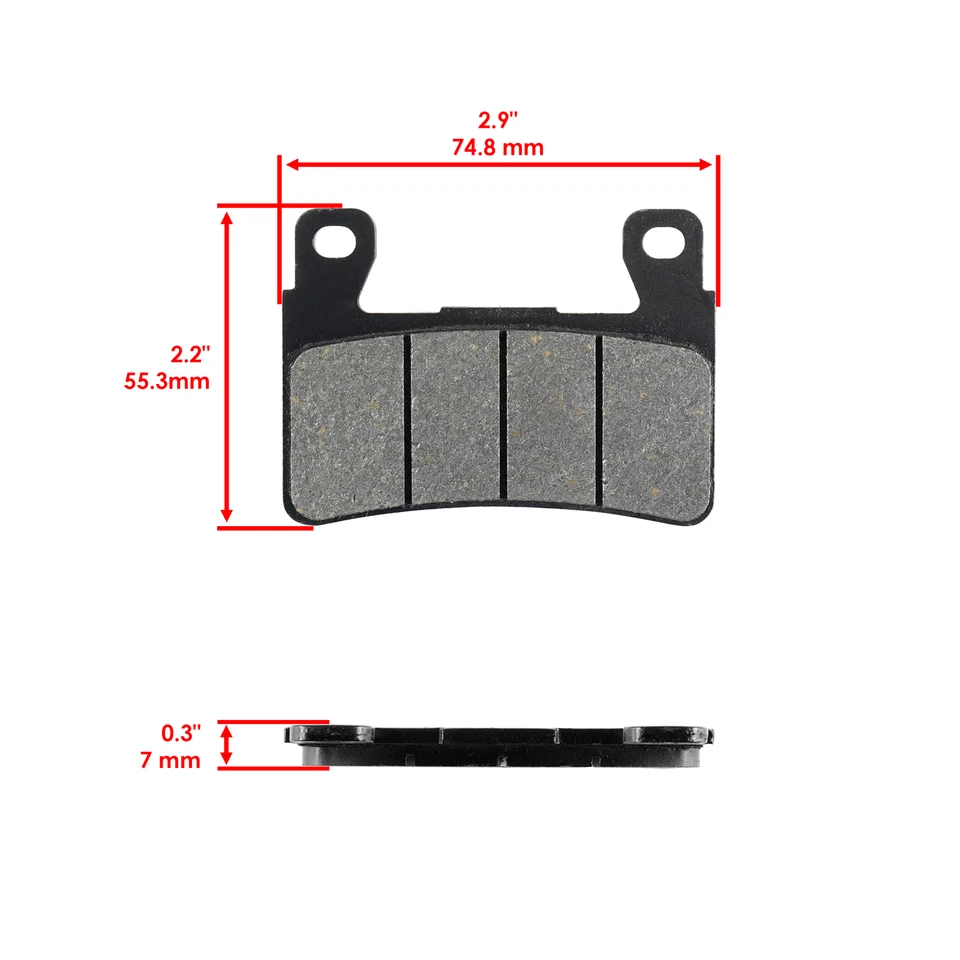 Pastilhas de freio dianteiras e traseiras para Honda CBR900RR CBR929RR CBR954RR 1999-2003 - Imagem 2 de 4