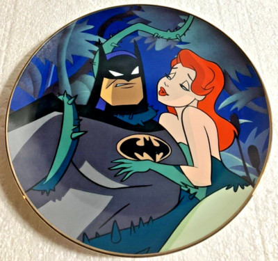 Warner Bros~1994~BATMAN & POISON IVY~Limited Edition Collector Plate~#493/2500