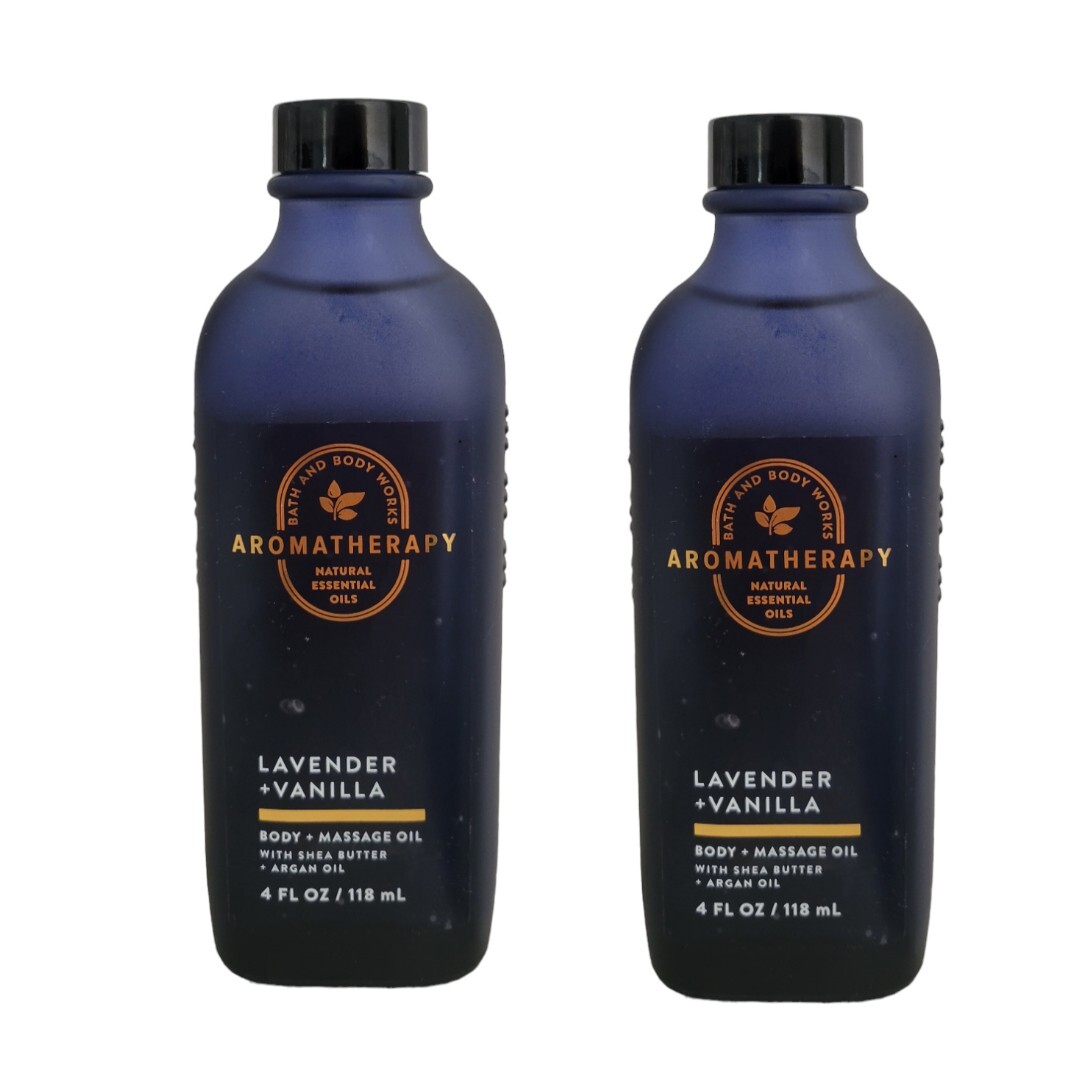 2 Bath and Body Works AROMATHERAPY Lavender Vanilla Body and