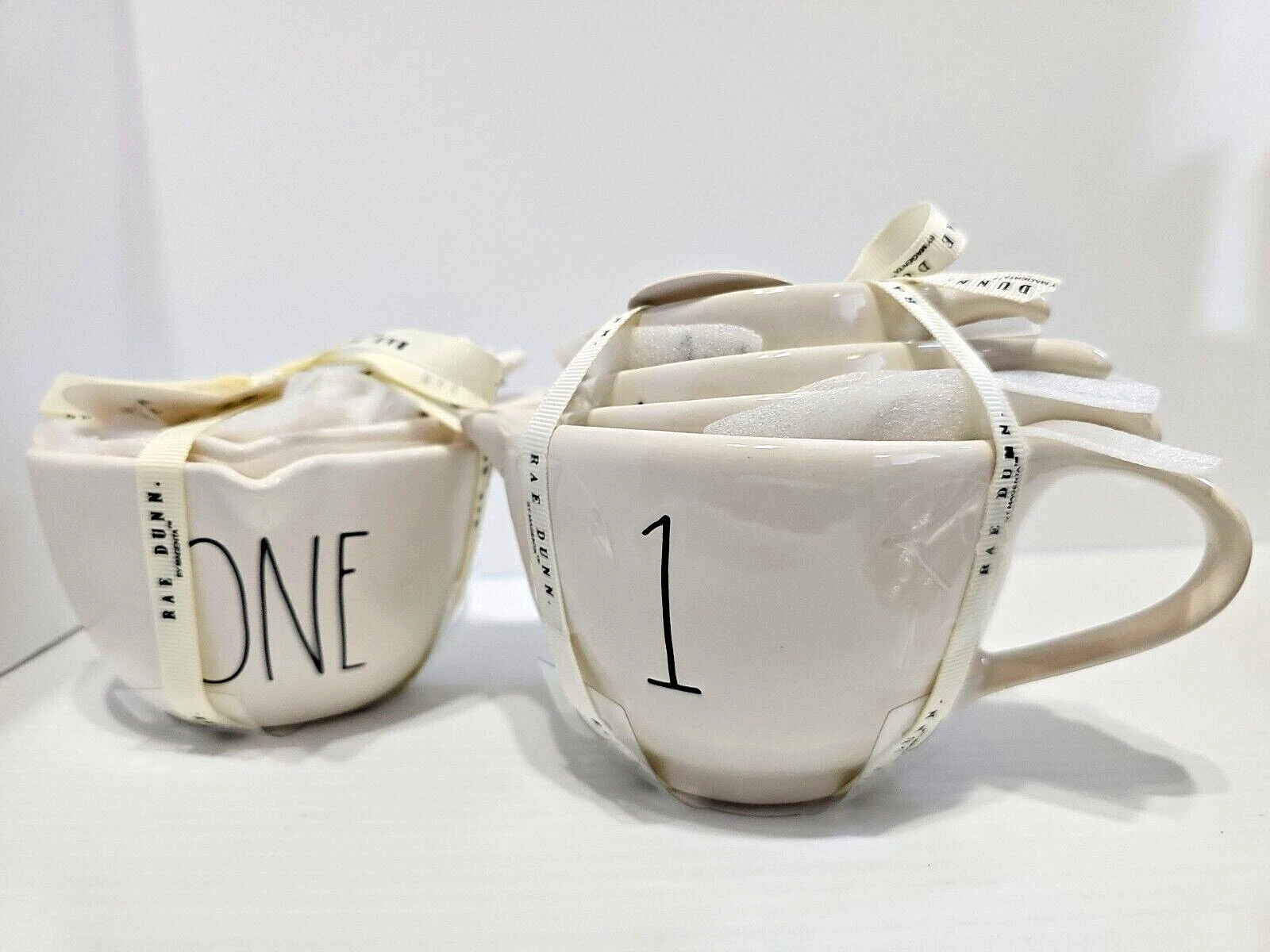 Rae Dunn Measuring Cups 1/4, 1/3, 1/2/ 1 ~ Choice of Style ~ Ribboned Tag ~ NEW
