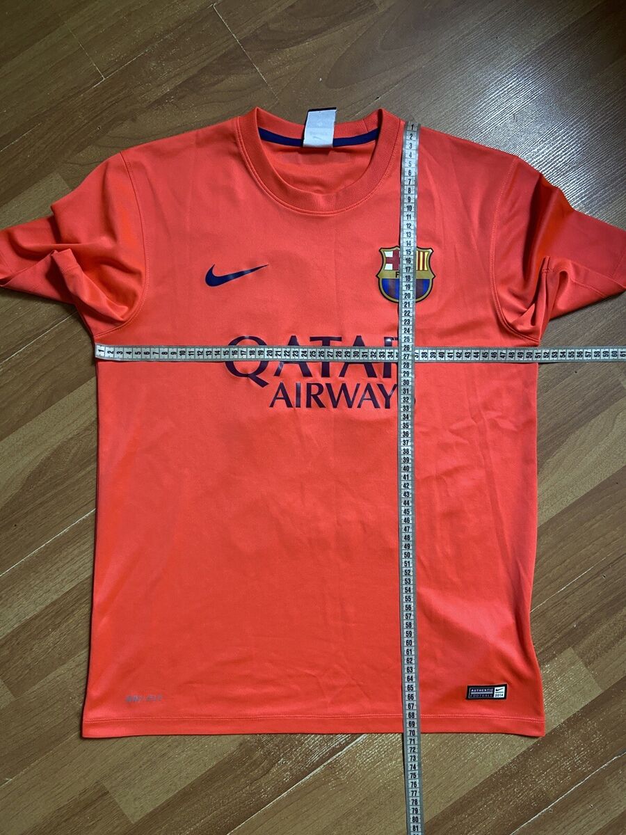 BARCELONA 2014 2015 AWAY SHIRT JERSEY NIKE 610597-672 sz M BARCELONA 2014 2015 AWAY SHIRT JERSEY NIKE 610597-672 sz M
