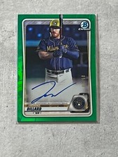 2020 Bowman Chrome Thomas Dillard SP Green Refractor Rookie RC Auto /99 Brewers