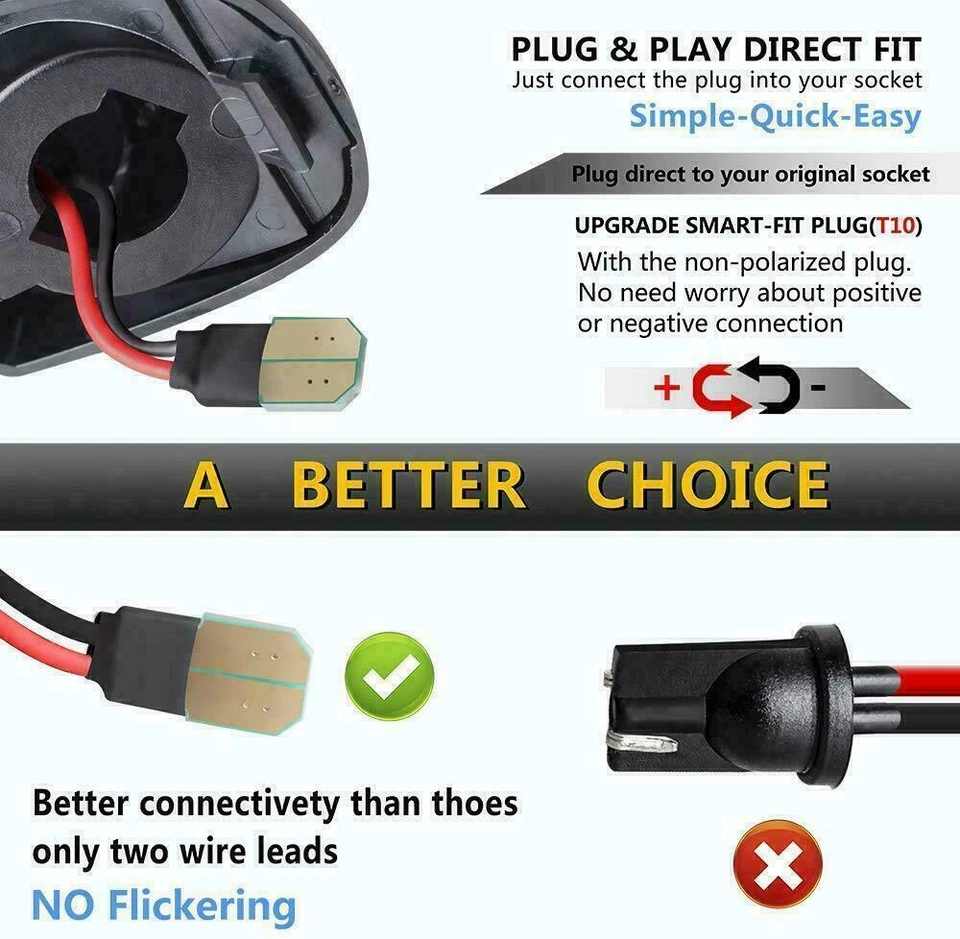 Conjunto de 2 luces LED para matrícula Chevy Silverado GMC Sierra 1500/2500/3500 Foto 3 de 4