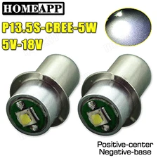 2X of PR2 PR3 6000K For Maglite LED Bulb 5V-18V Magnum Star Torch AU