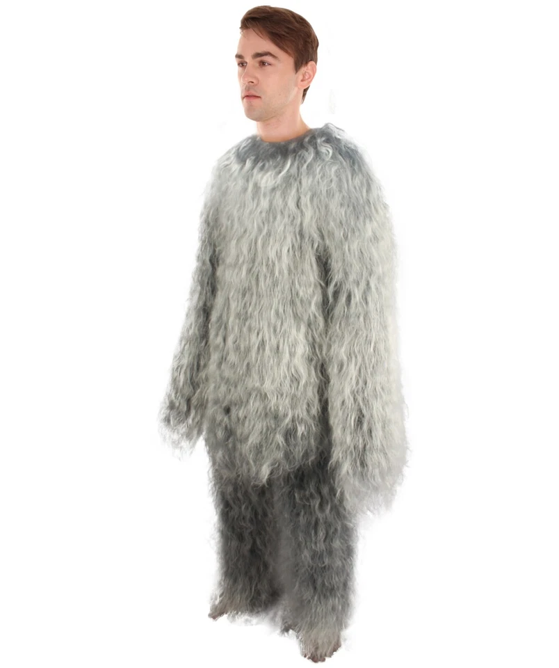 Unisex Hairy Warrior Mountain Bigfoot Yeti Costume | Ape Military Leader Costume - Image 2 of 4