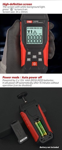 Akozon Digital Tachometer -2234C+ Non-Contact RPM Tester With LCD Display 2.5-99,999 RPM
