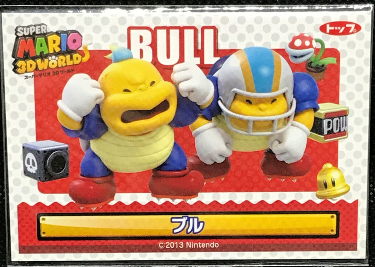 Bull Chargin' Chuck Super Mario 3D World Nintendo Top Card
