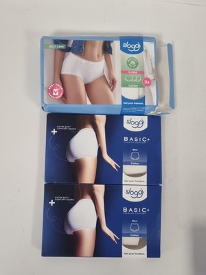 Bundle of Varied sloggi Midi / Maxi Knickers Size 18 UK , 5 Pack (Damaged Boxes)