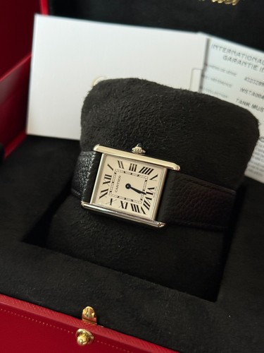 Cartier Tank Must WSTA0041 2024 Mint Condition Box and Papers Full Warranty - Picture 5 of 7