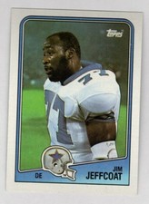 1988 Topps Football #267 Jim Jeffcoat Dallas Cowboys