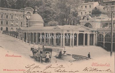 CZECH Mariánské Lázně/ Marienbad -   Kreuzbrunnen  1900