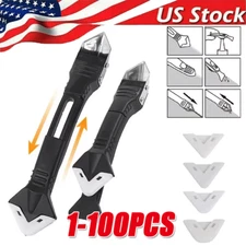 5 in 1 Silicone Sealant Remover Tool Kit Set Scraper Caulking Mould Removal US