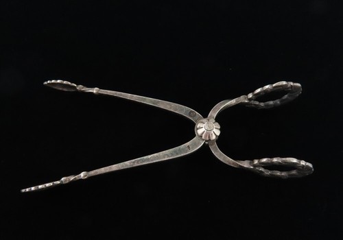 Sterling Silver Rose by Georg Jensen Sugar Tongs