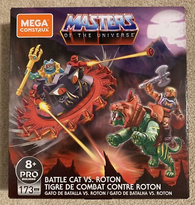 Masters of the Universe Mega Construx He-Man Battle Cat vs Roton MOTU