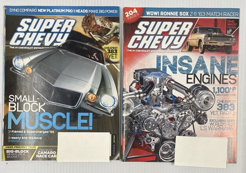 Lot of (9) SUPER CHEVY Magazines Various Years Camaro - Picture 2 of 5
