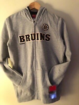 NWT NHL BOSTON BRUINS FULL ZIP HOODED SWEATSHIRT YOUTH SIZE XL (18) | eBay