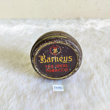Scatola Di Latta Pubblicitaria Del Tabacco Vintage Barneys Degli Anni 1940 TN226