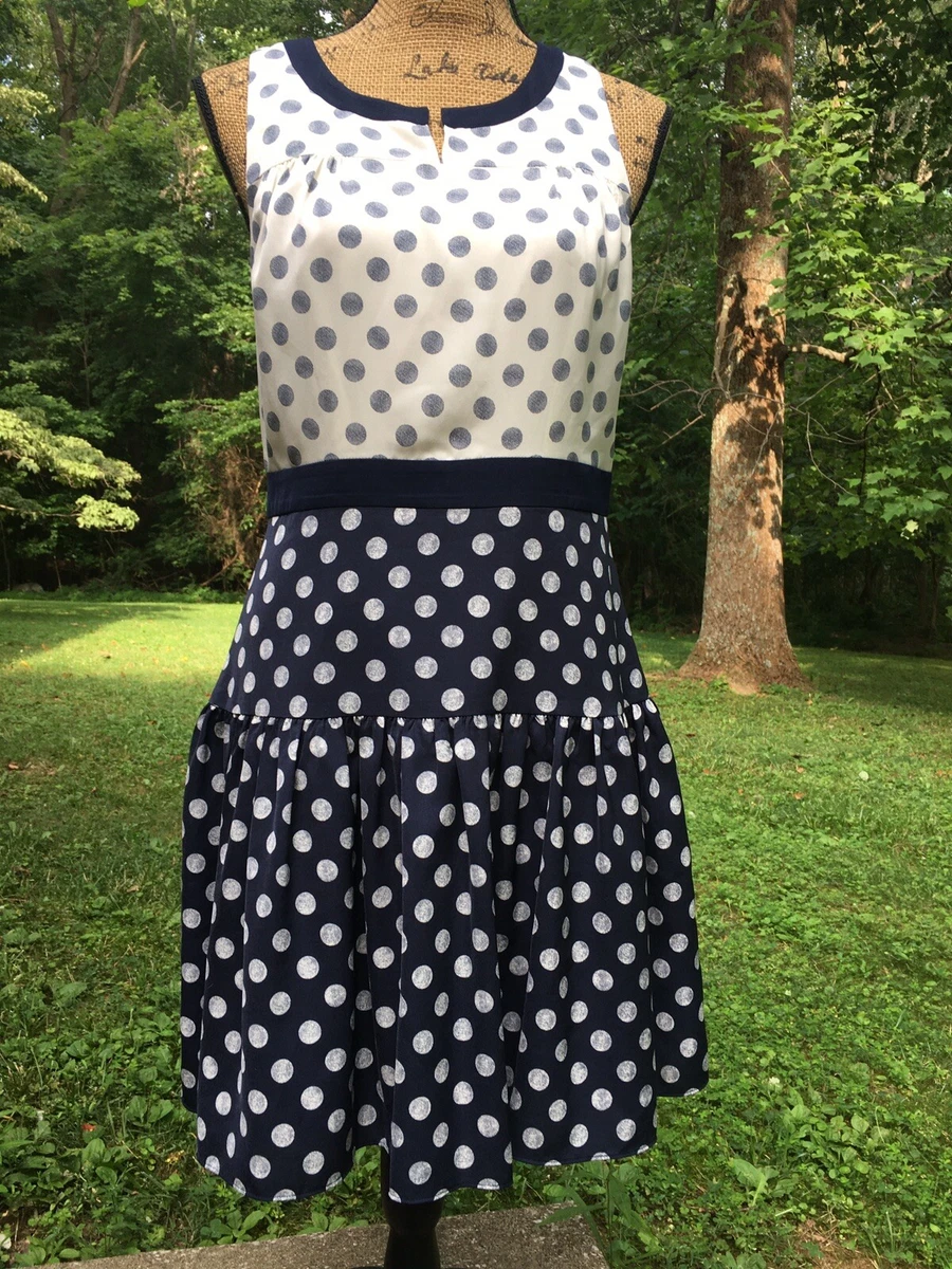 j crew polka dot dress