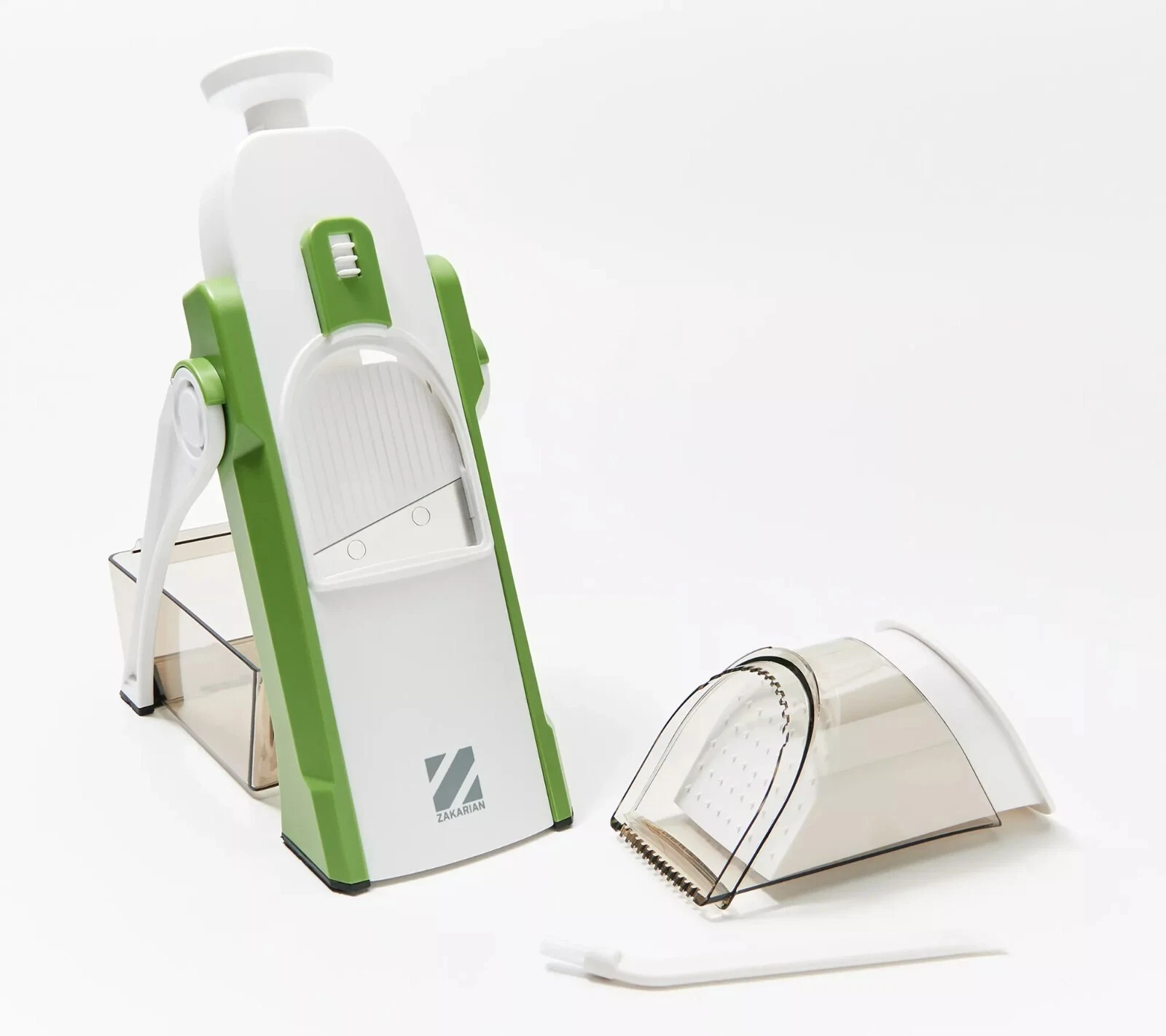 Geoffrey Zakarian Safe Slice Upright Mandoline w/ Thickness Adjustable - Green