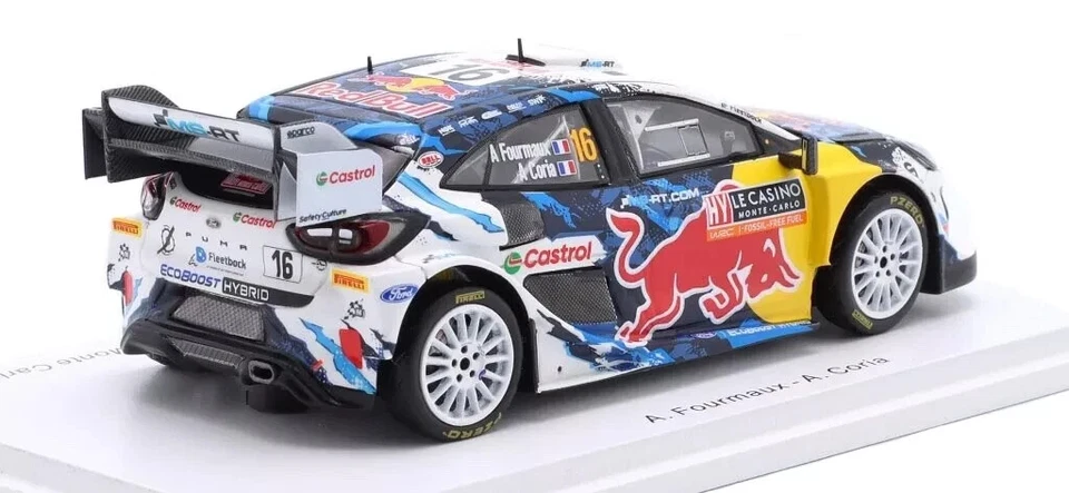 MODELLINO AUTO SCALA 1:43 SPARK FORD PUMA RALLY 1 WRC FOURMAUX MONTE CARLO 2024 - Immagine 4 di 4