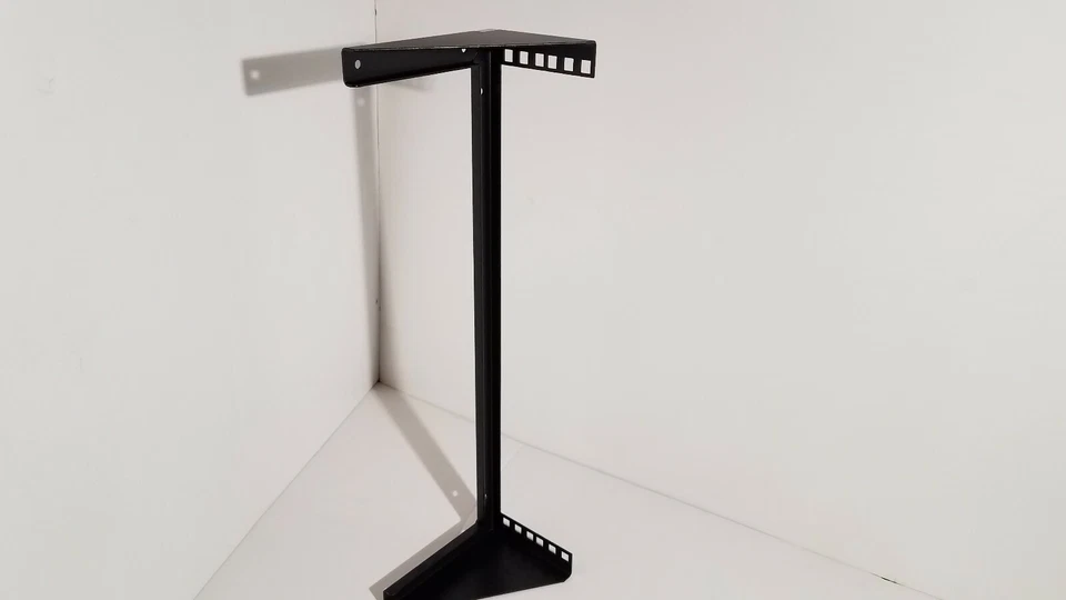 STARTECH 2U 19IN STEEL VERTICAL WALL MOUNT EQUIPMENT RACK BRACKET RK219WALLV - Image 4 of 4