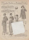 Latest women and children's fashion, for rain and cool holidays, Art Deco, 1924