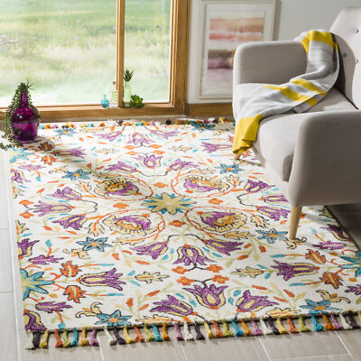 Safavieh Aspen IVORY / PURPLE 4' X 6' Area Rug - APN115A-4