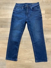The Perfect Jean NYC Slim Thick Jeans Stretch Denim Mens 32x26 Blue Pants