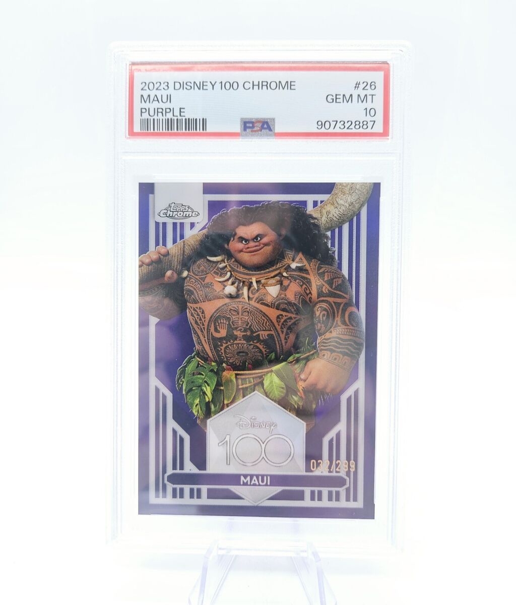 2023 Disney Topps Chrome Maui #26 Moana Purple 32/299 PSA 10 2023 Disney Topps Chrome Maui #26 Moana Purple 32/299 PSA 10