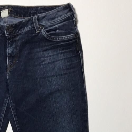 "Pantalones de mezclilla plateados Aiko corte bota lavado medio 35"" X 29""" - Imagen 3 de 12