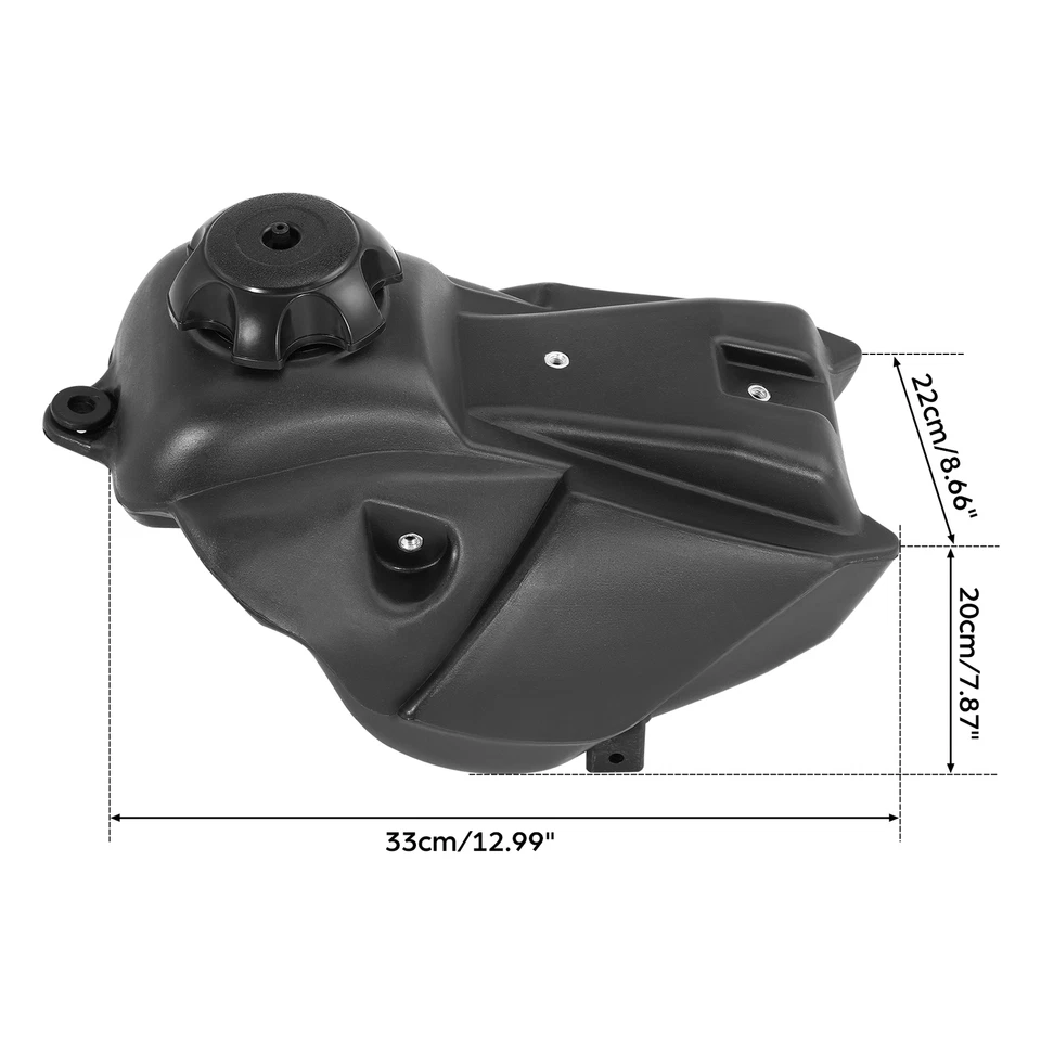 Tanque de combustible de gasolina con llave y tapa para Suzuki RM65 DRZ110 02-08 Kawasaki KLX110 20-08 Foto 2 de 4