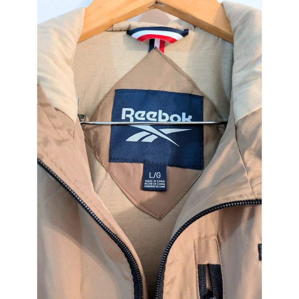 Reebok Jacket Shell Dark Khaki NWT Men's Large  - Image 2 of 4