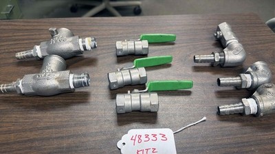KITZ 1/2'' - 200 316 SS Swing Check Valve and ball valves used, Inv 48333