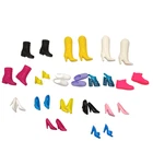 Lot of 16 Pairs Barbie Shoes Boots Sandals Booties Multicolor Some Vintage