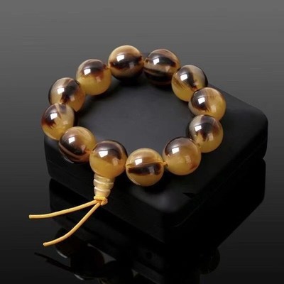 Tibetan 20mm Bead Bracelet Single Circle Men Women Prayer Bead Amulet