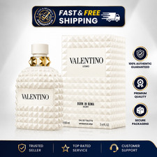 Valentino Uomo Born In Roma Ivory Eau de Toilette 3.4 oz 100ml Men Spray New