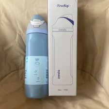 Owala 24 oz FreeSip Water Bottle Sea Salt Sport Mug Top Quality US Ship