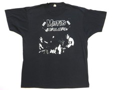 Misfits Vintage T Shirt 1980's Evilive Logo Hardcore Punk Thrash Glenn Danzig