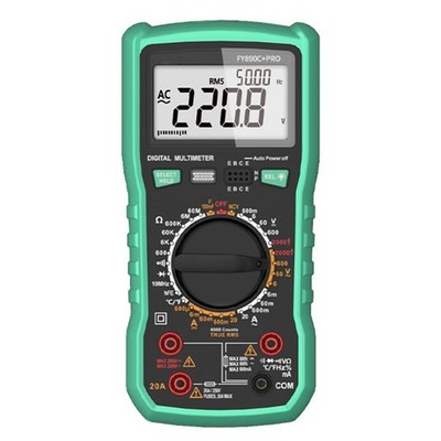 Hochspannungsmultimeter 2000V mit Temperatur- und Kapazitätsfunktionen