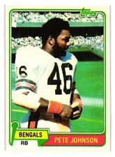 1981 Topps - #427 Pete Johnson
