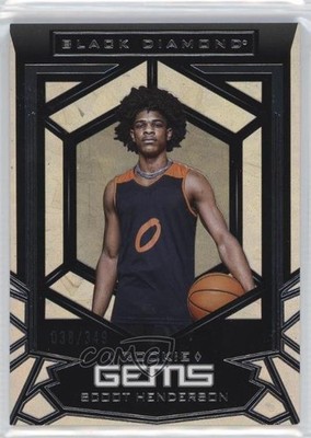 2023 Goodwin Champions Black Diamond Rookie Gems 38/349 Scoot Henderson RC 0nr3