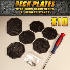 6" Display Stands Starter Pack 1/12 STAR WARS Black Series X10