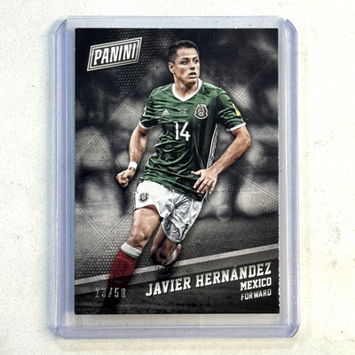 #ad 2017 Panini Black Friday #36 JAVIER HERNANDEZ 50 $14.99