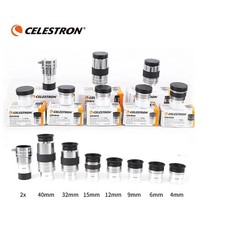 Celestron 1.25" Omni Plossl Eyepiece 4/6/9/12/15/32/40mm for Astronomy Telescope