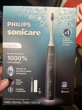 Philips Sonicare 6400 Electric Toothbrush Black Sealed New Ships Free