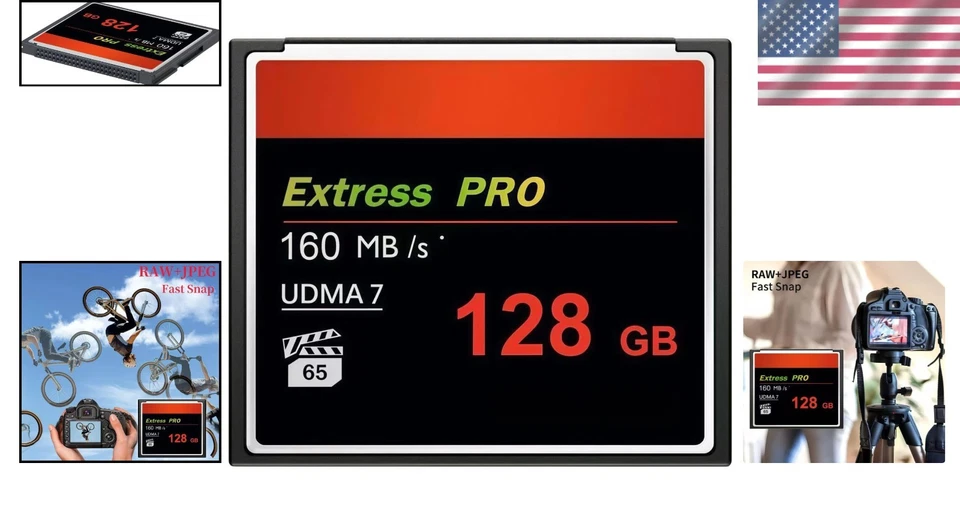 Professional 128GB CompactFlash Memory Card - Image 2 of 4